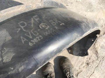 фото thumb №7, Подкрылок левый перед laguna iii 638230005r