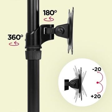 Duronic DM451X1 Настольный держатель для монитора 13 кг