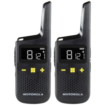 Krótkofalówki 2 sztuki WALKIE TALKIE 16 kanałów PMR odporna IP54 Motorola