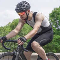 Spodenki rowerowe rockbros rk2002m короткие на szelkach с вкладка m - чёрные Недорого, фото thumb