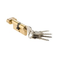 СЕРТИФИЦИРОВАННЫЙ ЦИЛИНДР ABUS D10 BRASS 40/30G CL.C С РУЧКОЙ