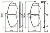 фото thumb №13, Гальмівні колодки ham. kia p. cerato 1.6 04- 09