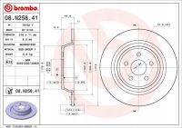 фото thumb №15, Brembo 08.n258.41 диск тормозная