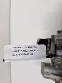 фото thumb №6, Renault scenic iv 4 j11 рестайлінг 1.7 dci клапан egr 147109948r