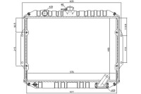 Купити Nissens радіатор води mitsubishi l 200 2.5 td 4wd, фото thumb
