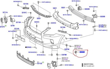 фото thumb №11, Держатель датчик парковка toyota corolla verso camry lexus 89348-33060-c0