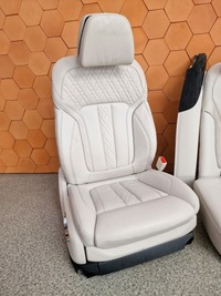 фото thumb №7, Bmw g12 салон сиденья комфорт кожа nappa массаж нагрев elfenbeinweiss