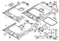 фото thumb №10, Bmw 3 e90 rear стеля кришка 51447141052 7141052 oem