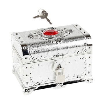 Многофункциональный пиратский сундук Adventure Treasure Chest с призами, серебро