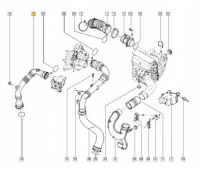 фото thumb №3, Wąż труба шланг турбины наддува renault megane iii 3 1.6 dci 130km
