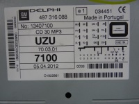 фото thumb №12, Магнитола заводские 13407100 uzu/7100/acst opel corsa