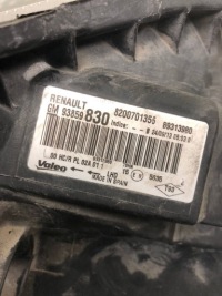 фото thumb №9, Фара правое перед opel vivaro renault trafic 93859830