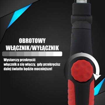 ФОНАРЬ МАСТЕРСКАЯ ЛАМПА COB СВЕТОДИОДНЫЙ МАГНИТНЫЙ КРЮК USB