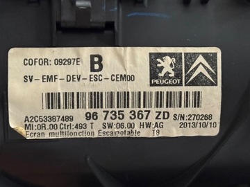 фото thumb №9, Дисплей екран навігація радіо peugeot 5008 96735367zd