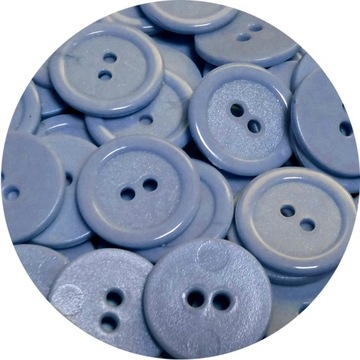 Guziki 15mm 500szt 4616 BŁĘKITNY plastikowe 1787