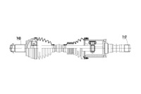 Приводной вал приводная bmw x5 x6 06- /правая, drugi тип/ Оригинал, фото thumb