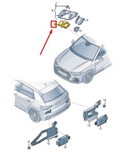 фото thumb №1, Audi a1 gb передняя часть камера for driver assistance programs 3q0980654k