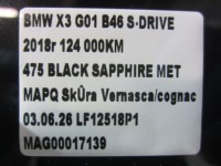 фото thumb №16, Bmw x3 капот чорна g01 чорний sapphire 475 x4 g02 кришка двигуна 8499153