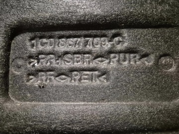фото thumb №5, Полка задняя багажника vw new beetle 1997-2010 чёрная