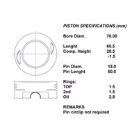фото thumb №1, Iap quality parts 101-03040 поршень
