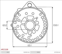 фото thumb №3, Диодный мост диодный генератора arc3108