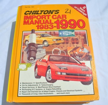 ИМПОРТНЫЙ АВТОМОБИЛЬ CHILTON 1983 - 1990 г.в. ремонт