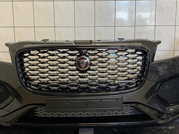 фото thumb №7, Бампер перед jaguar f-pace x761 рестайлинг 1au серый r-dynamic камера+ радар