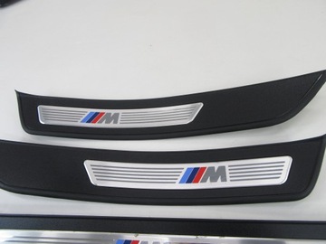 фото thumb №8, Планки порогові накладки декоративний bmw 5 f10 f11 m набір комплект