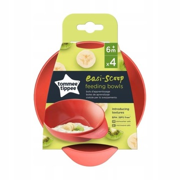 Tommee Tippee ЧАШКИ с треугольной подставкой 4 шт.