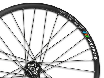ВЕЛОСИПЕДНОЕ КОЛЕСО ЗАДНЕЕ ALEXRIMS MD23 26 ДЮЙМОВ 559x23 NOVATEC ЧЕРНЫЙ БЕСКАМЕРНЫЙ ДИСК