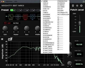Гитарный усилитель NUX MIGHTY 8 BT mk II + кабель