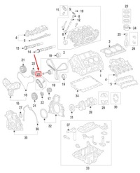 фото thumb №10, Цепь грм land rover range rover sport l494 1316113 оригинальная запчасть