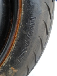 фото thumb №7, Докаточное колесо (докатка) toyota bfgoodrich t125/70d17 5x100 et39 2170600