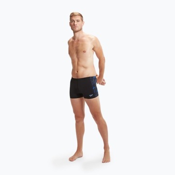 Боксеры для плавания Speedo Hyperboom черные/любопытный синий/настоящий кобальт 36