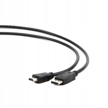 Кабель DISPLAY PORT — HDMI Кабель DP DisplayPort 4K, 60 Гц, ВИДЕО ЧЕРНЫЙ, 10 м