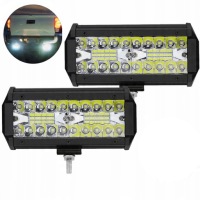 Купить 2szt 7 cali противотуманная фара лампа рабочая освещение led 120w 12v24v, фото thumb