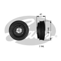 Шкив tvd1134 gates ford transit Цена, фото thumb