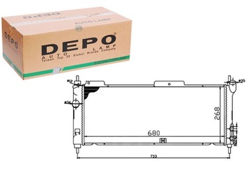 фото thumb №1, Dep037-017-0011 радиаторов opel corsa b