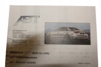 фото thumb №11, Спойлер заднее abt audi a8 4h диффузор спортивный наконечники глушитель