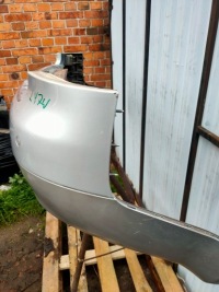 фото thumb №6, Бампер задняя audi a4 b6 kombi цвет ly7w 2 трубы