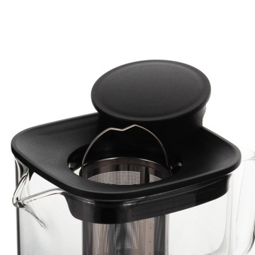 ZAPARZACZ 600 ml DZBANEK Szklany do HERBATY KAWY ZIÓŁ 0,6 L KAMILLE
