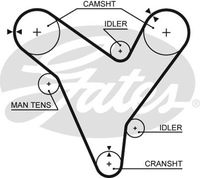 фото thumb №1, [5379xs] ремень распределительного вала pasuje do: ford usa probe