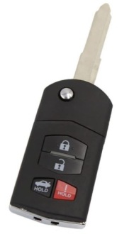 фото thumb №1, Корпус пульта pilot mazda 2 3 5 6 cx-7 rx-8 4 кнопки