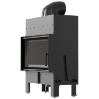 Каминная топка FLOKI M BLACK 10кВт СТРОИТЕЛЬНЫЙ КОМПЛЕКТ СКАМОЛ ГРАТКИ