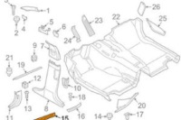 Купить Bmw 5 f10 защита порога  правого передней  51477203602 7203602оригинальная, фото thumb