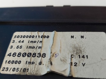 фото thumb №12, Спідометр  манометр lancia lybra 1.8 b 46800838