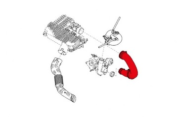 фото thumb №12, Шланг интеркулер dacia logan, renault clio ii