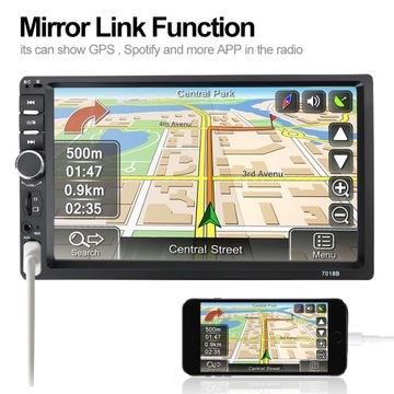 Автомобильный мультимедийный проигрыватель Style 7018B 7