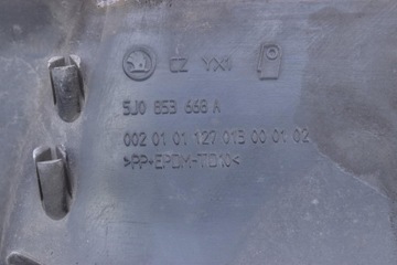 фото thumb №8, Решітка решітка радіатора чорна 5j0853668a skoda fabia 2 ii 07-10