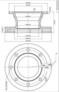 фото thumb №3, Диск ham.rvi midlum dxi volvo fl 2006-
